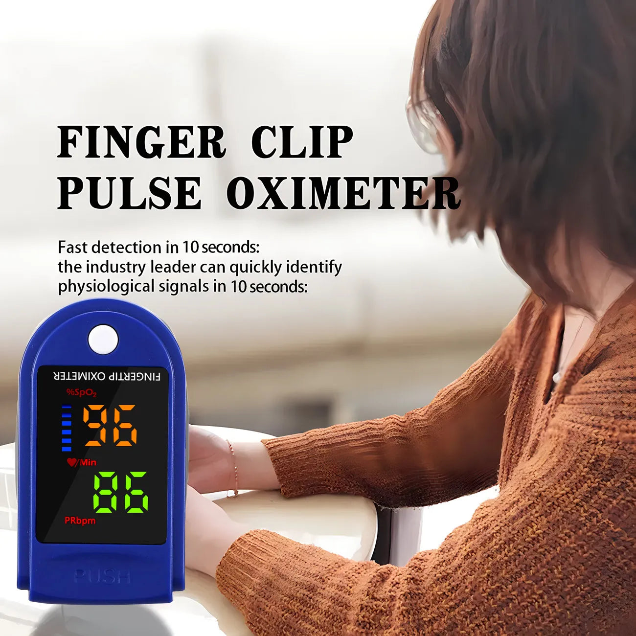 Medical Finger Pulse Oximeter