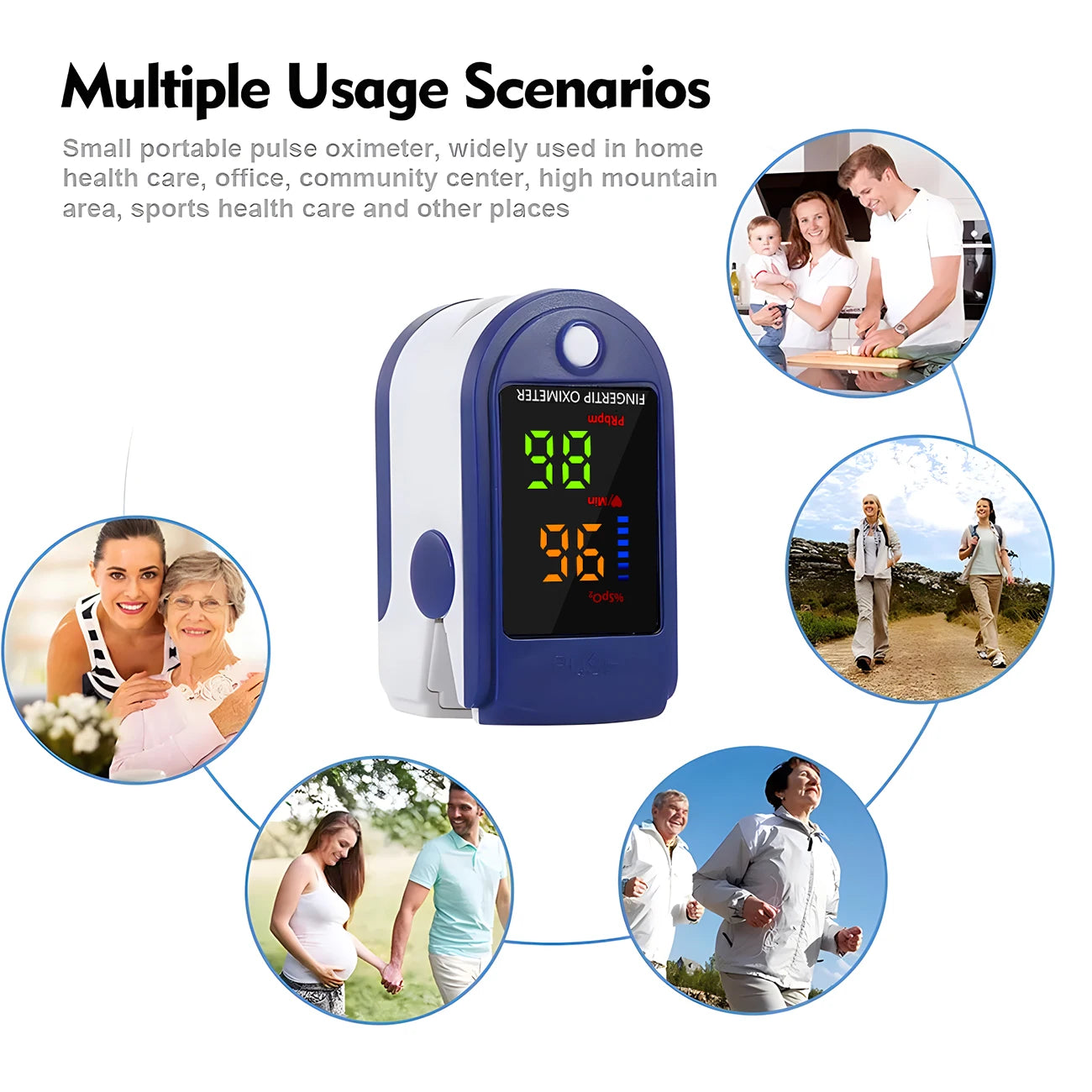 Medical Finger Pulse Oximeter